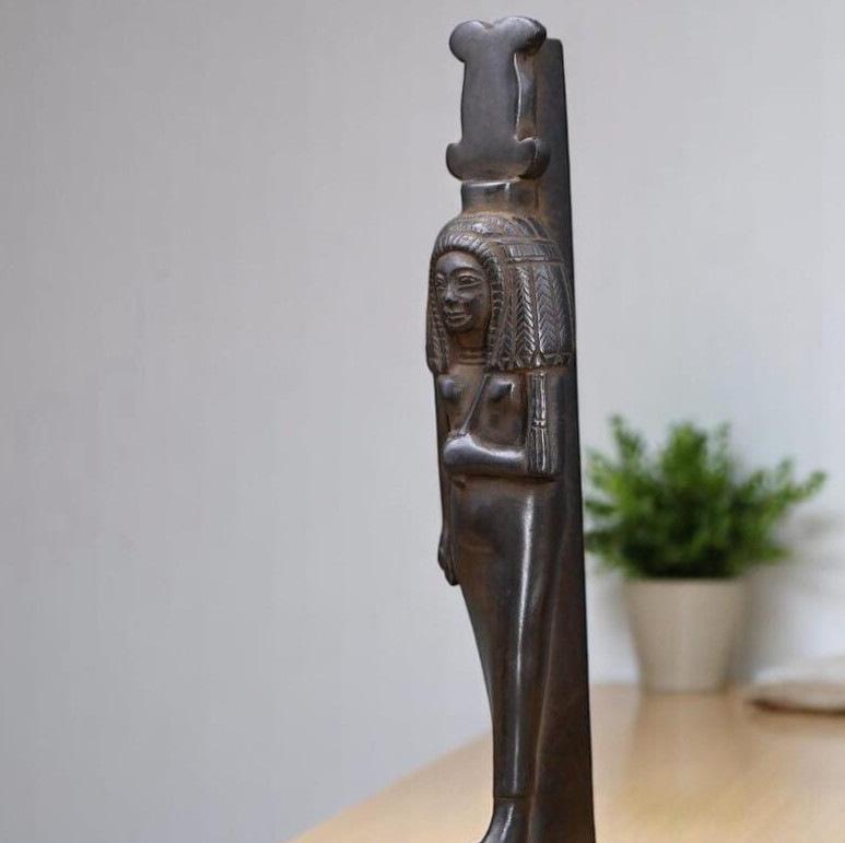 Rare Egyptian Antiques Of Antique Pharaonic Statue Of Egyptian Goddess ...