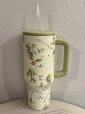 Disney Parks Winnie The Pooh 100 Aker Wood Tigger Large 44oz Travel Tumbler picture