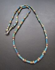 NILE Ancient Egyptian Amulet Mummy Bead Necklace ca 600 BC picture