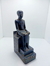 Ancient Egyptian Antiquities Rare Statue King Imhotep Pharaonic Egyptian BC picture