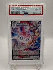 Sylveon VMAX Tg15/Tg30 Swsh09: Brilliant Stars Trainer Gallery Holo PSA 10 picture