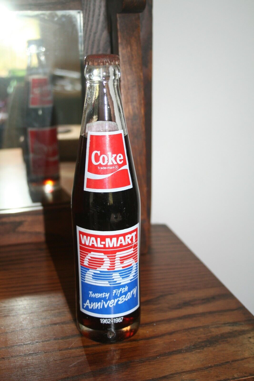 1987 WALMART 25th Anniversary Coke Coca-Cola Coke Bottle 1962 - 1987