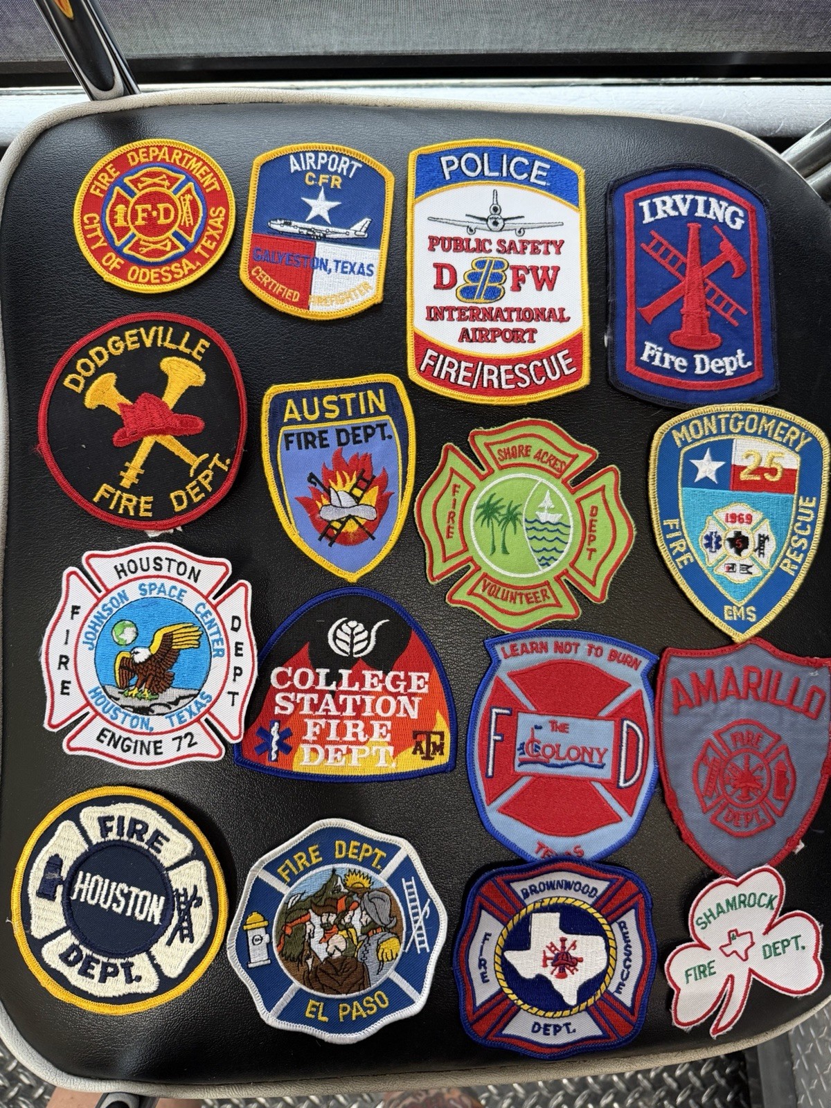 Fire Rescue Patch Collection RARE Lot of 27 TEXAS EMS, Fire Safety TEXAS Fire Rescue patches look ...