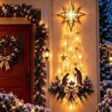 Bethlehem Star of Faith Lighted Nativity Wall Decor Christmas (Electronic NO) picture