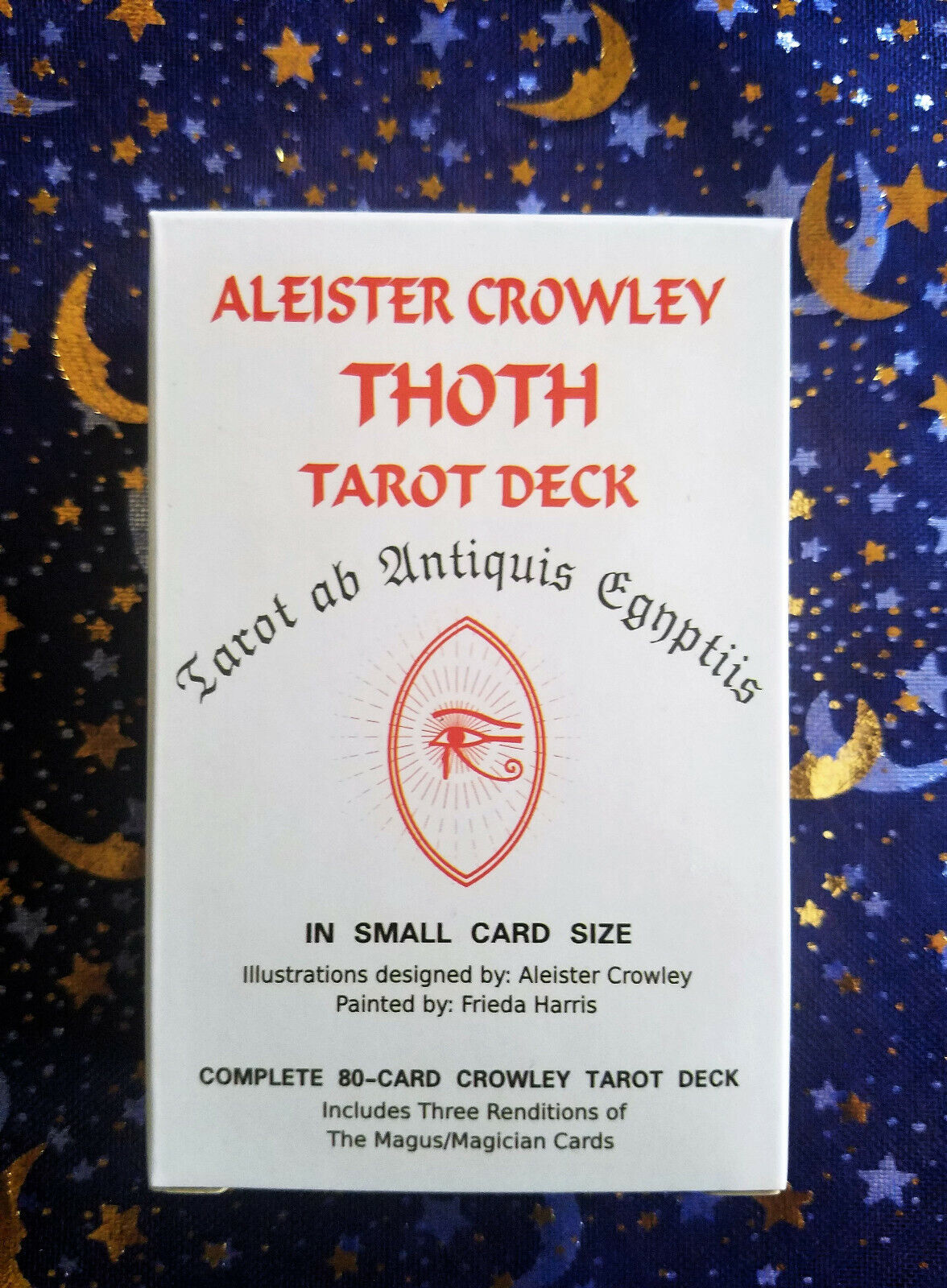 Aleister Crowley Thoth Tarot Card Deck, Lady Frieda Harris, Egyptian, NEW RETRO