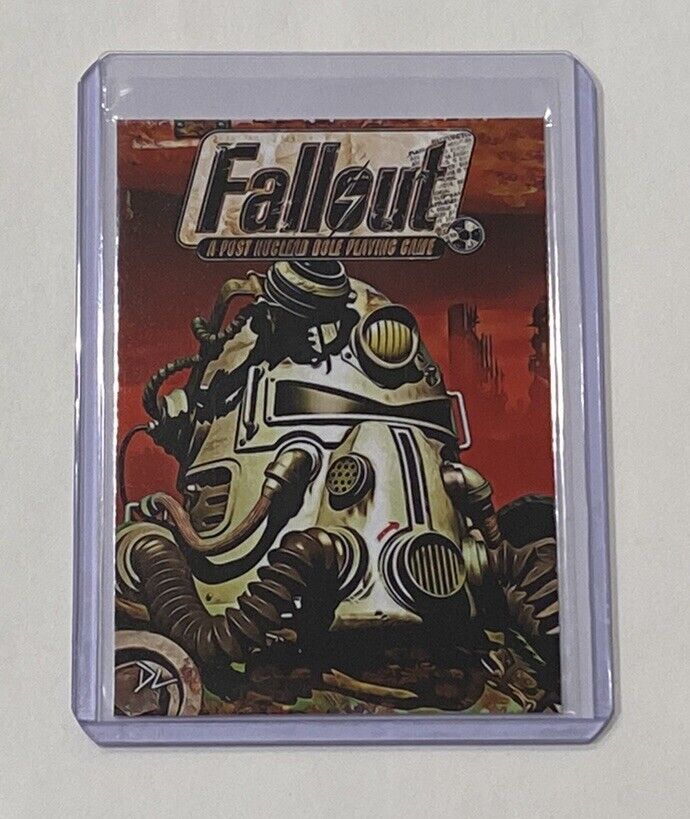 Fallout Limited Edition Artist Signed “Post Nuclear” Trading Card 3/10