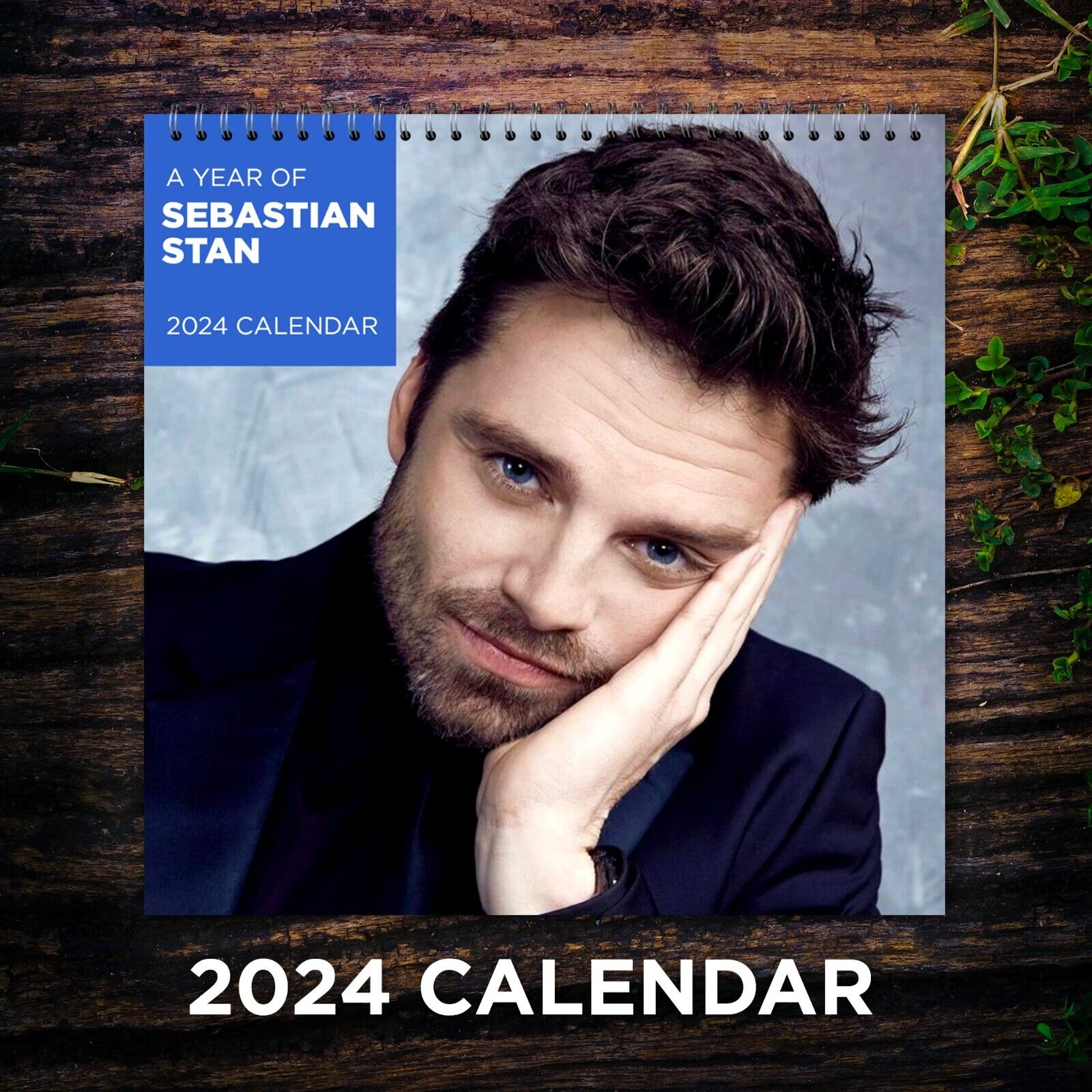 Sebastian Stan Calendar 2024, Sebastian Stan 2024 Celebrity Wall