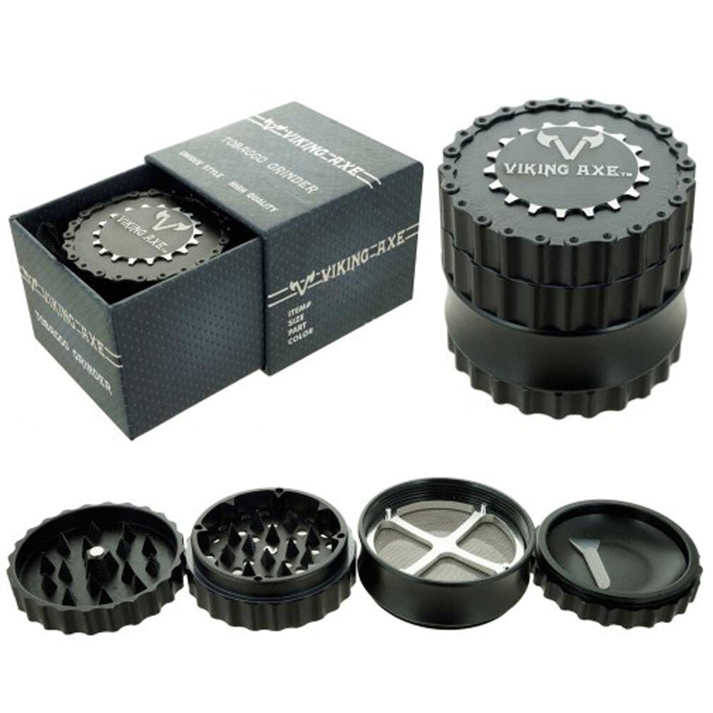 New Design Aluminum Chain Tobacco Grinder 2.5 New Design Aluminum Chain Tobacco Grinder 2.5
