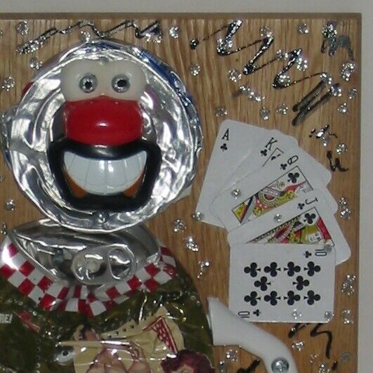 Wood Wall Art Wooden Plaque Lucky Ace by  Sam Tin Can Man Mr. Potato Head 8\