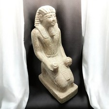 Ancient Egypt King Menkaure Statue Antiques Rare Antique Pharaonic Unique BC picture