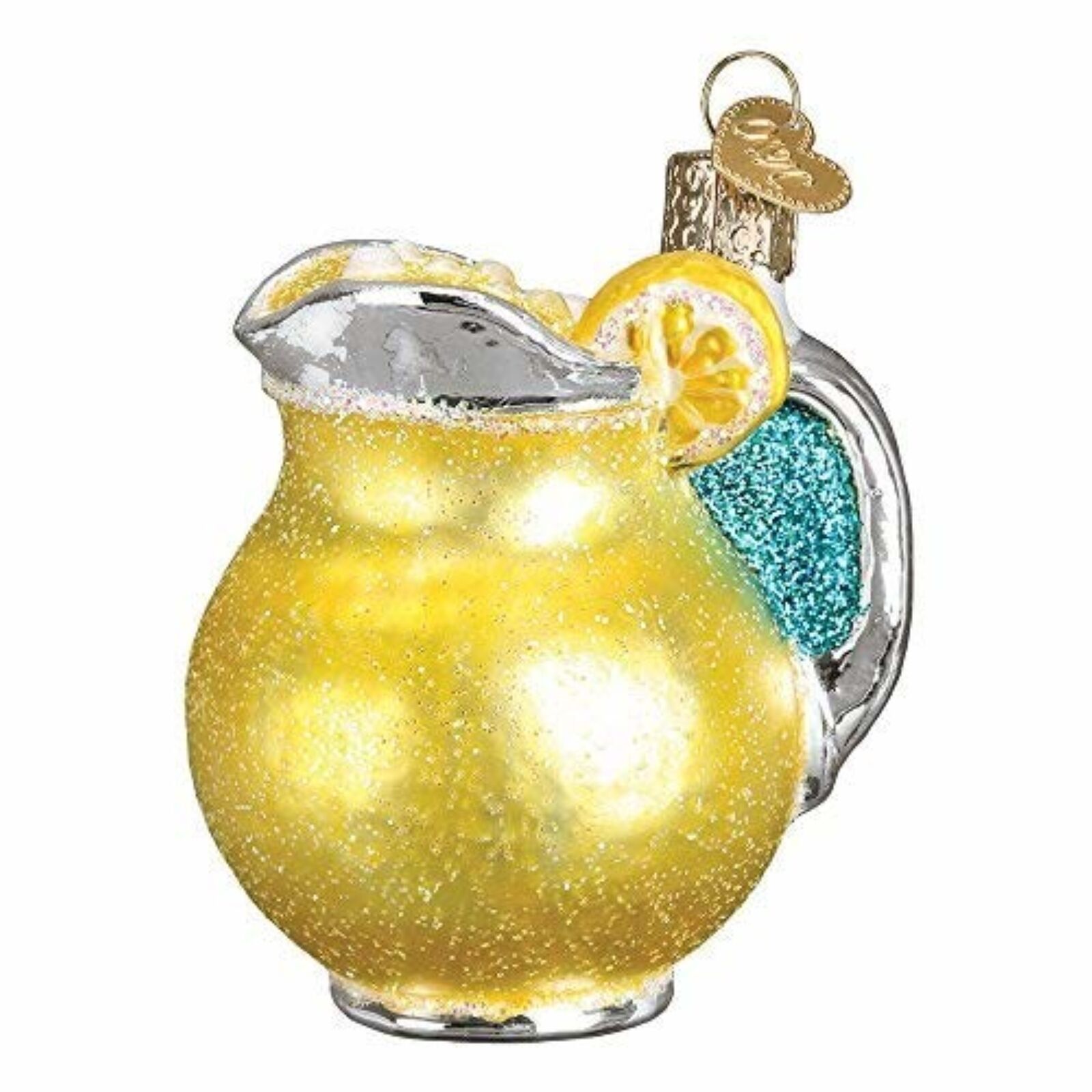 Old World Christmas Glass Ornament, Summer Drink Lemonade (With OWC Gift Box)