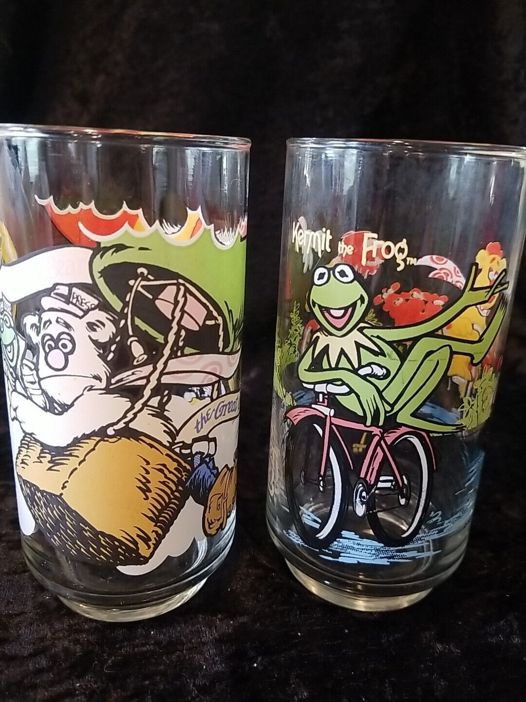 Vintage Great Muppet Caper Drinking Glasses