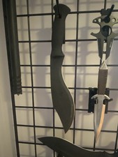 Cold Steel Special Projects Kukri Bowie Knife Fixed Blade with Sheath picture