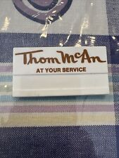 THOM MCAN - Vintage Defunct Retail Mall Shoe Store Employee Name Tag picture