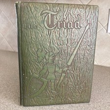 The Triad 1955 Triadelphia High School Yearbook Wheeling, West Virginia picture