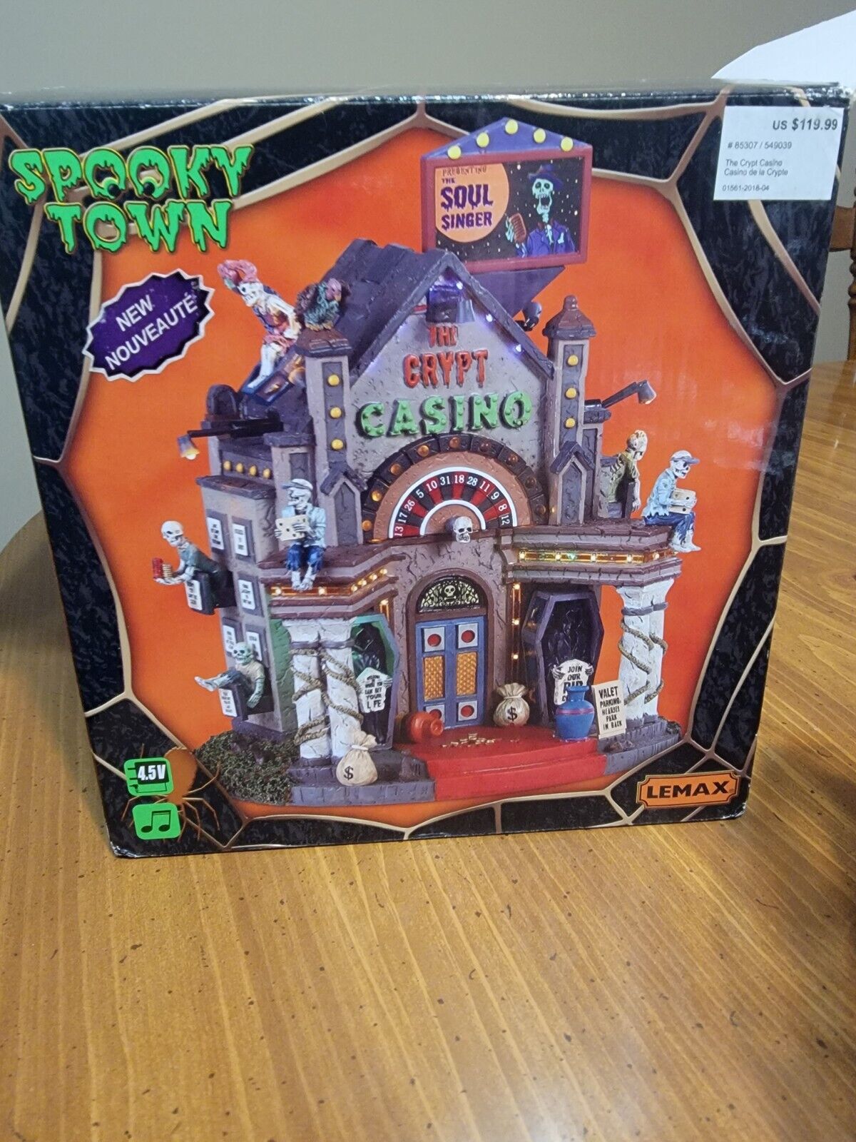 Lemax Spooky Town Crypt Casino