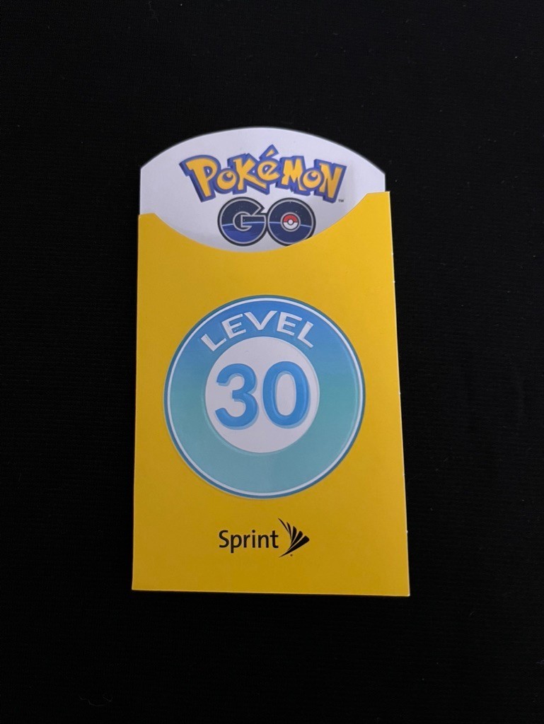 Pokémon Go Sprint Trainer Badges Set Level 30 40 Limited Edition Patches