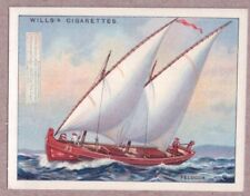 Rigging Felucca Wooden Sailboat 1920s Ad Trade Card picture