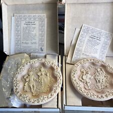 Akers Stone Shakespearean Lovers Series Romeo & Juliet Collector Plate Lot 2 picture