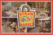 Bahamas straw markets and island handicrafts Bahamas Scenic Prints 4x6 Postcard picture
