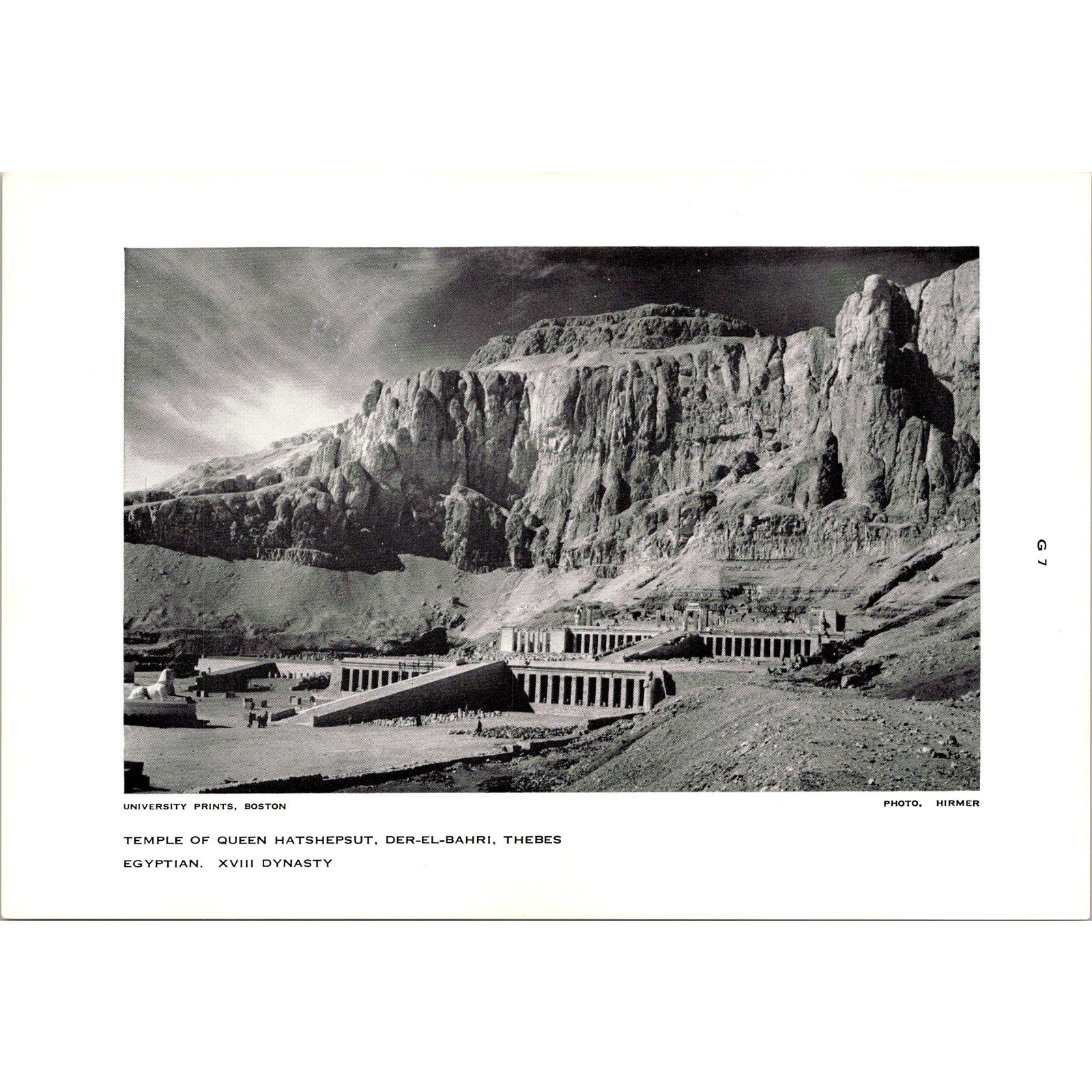 Temple of Queen Hatshepsut Der-El-Bahri Thebes Vintage Print STF-UP2