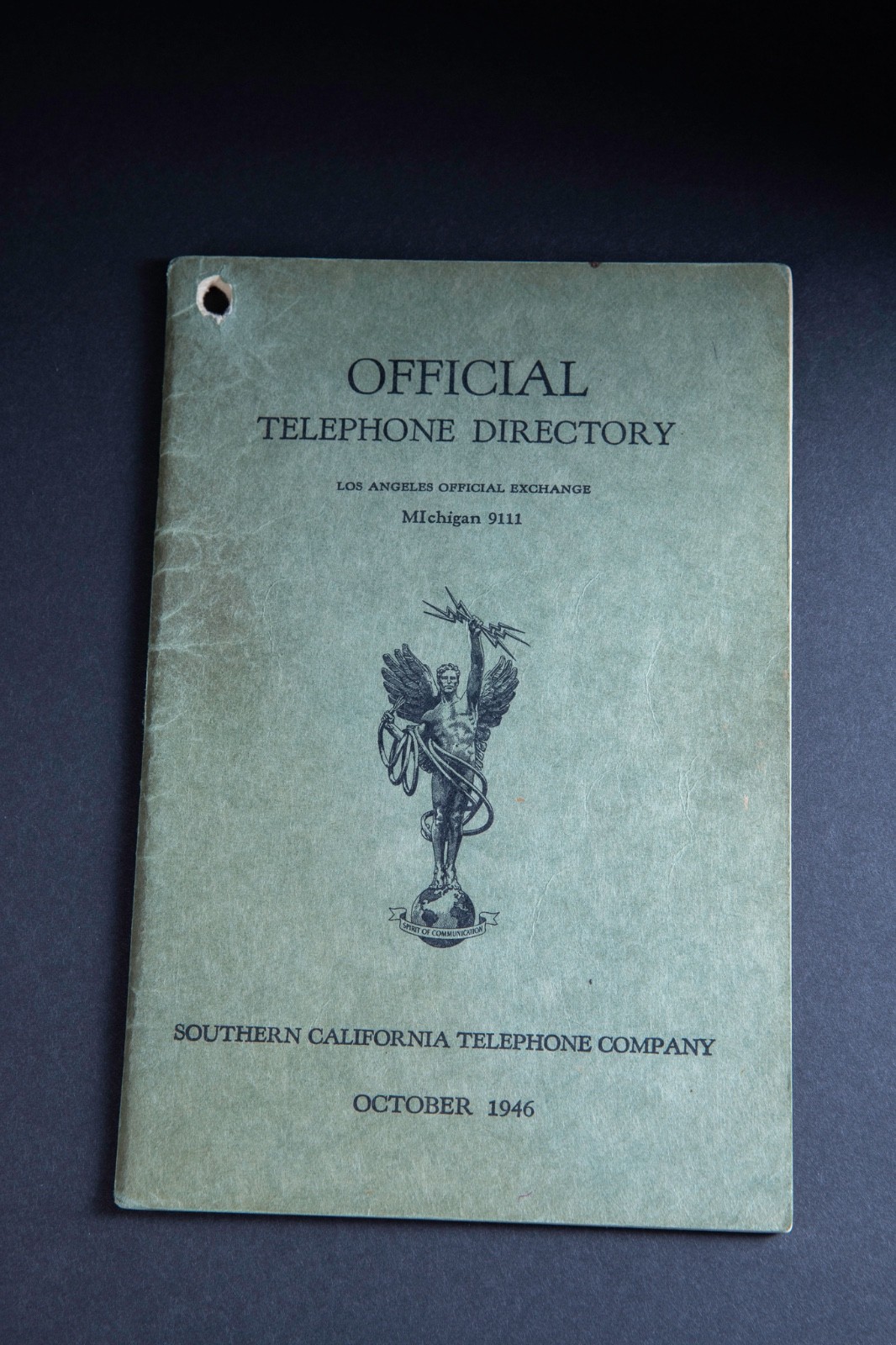 Vintage October 1946 Los Angeles Telephone Directory PBX Bell System 60 Pages Vintage October 1946 Los Angeles Telephone Directory PBX Bell System 60 Pages