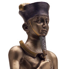 Amun Re Statue Egyptian Figurine Sun God Ra Ankh Amon Ancient Egypt Deity Cold C picture