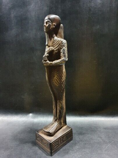 Votive Altar Statue of Egyptian God PTAH standing & holding the stick