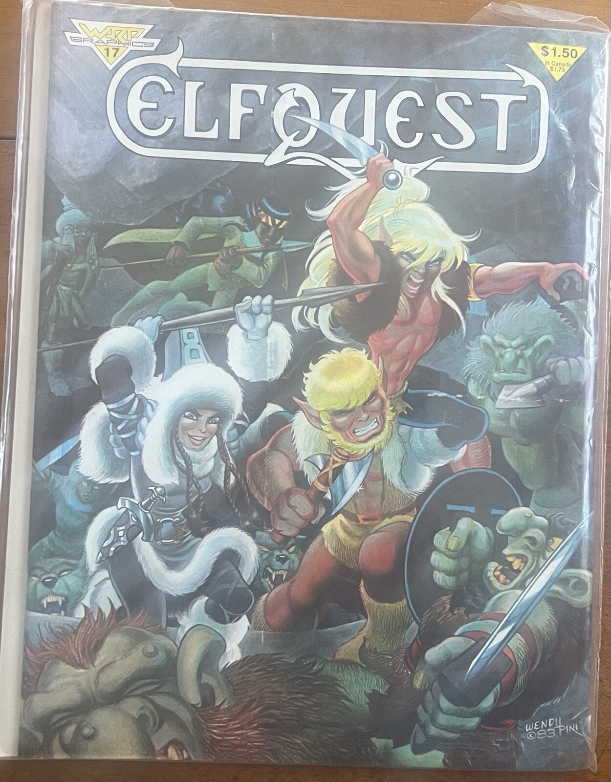 ElfQuest Comic Magazine #17 Warp Graphics, 1983 Wendy Pini for Sale ...