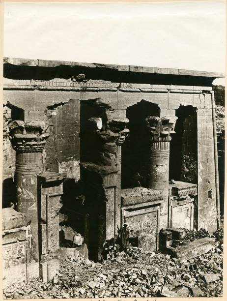 Pronaos of the Temple of Mandulis Kalabsha Egypt 1890-1900 Old Photo
