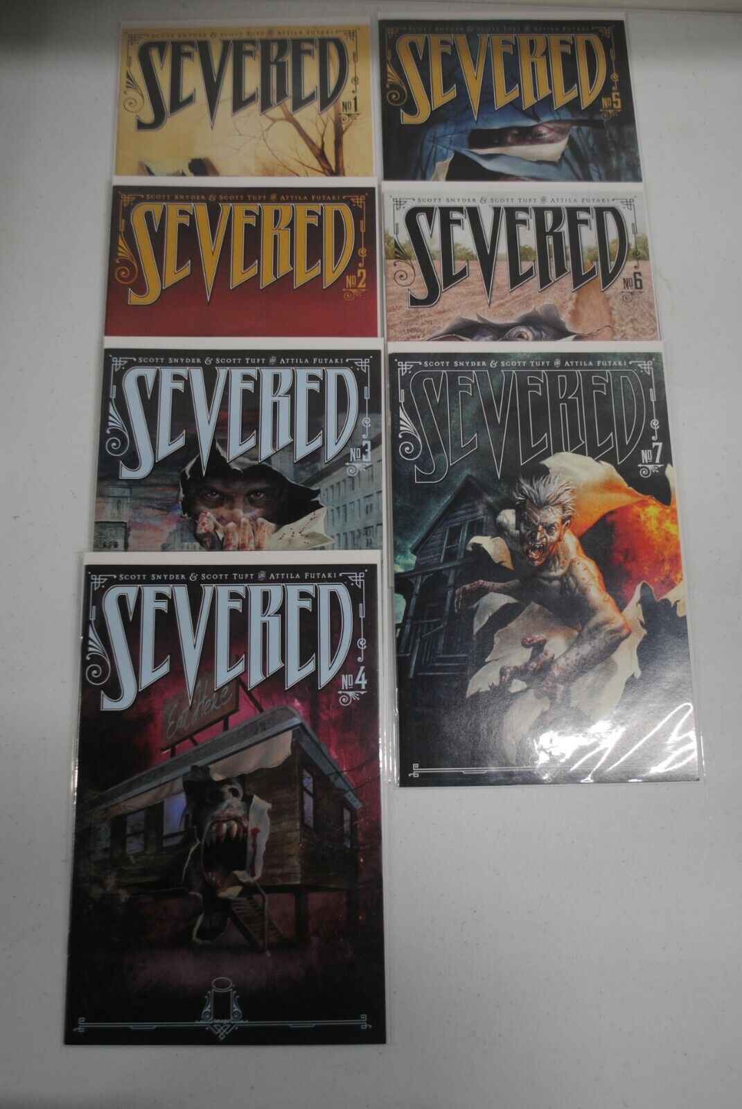 Severed #1-7 Complete Set Image Comics 2011-2012 Scott Snyder