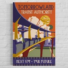 Walt Disney World Tomorrowland Transit Authority PeopleMover. Poster Art picture
