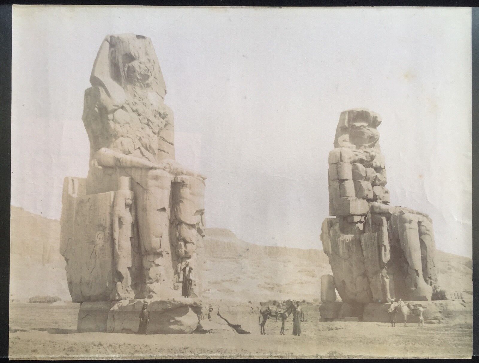 Egypt - Antonio Beato 12 c.1880's Original Albumen Photographs - Luxor & Karnak