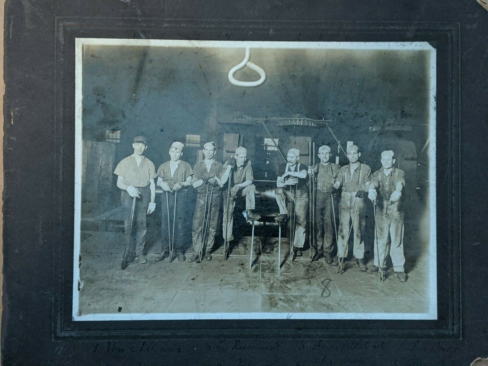 Old Photo of Steel Workers / Foundry