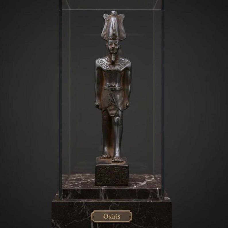 Ancient Egyptian Osiris Statue Symbol of Resurrection Pharaonic ...