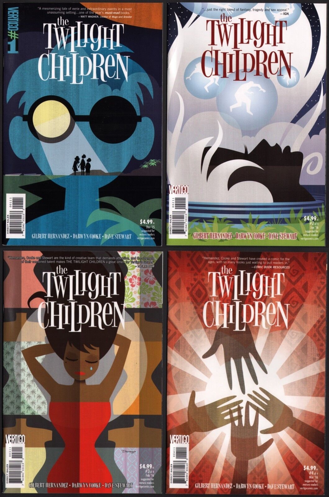 The Twilight Children #1 #2 #3 #4 Full Set Vertigo / DC Comics
