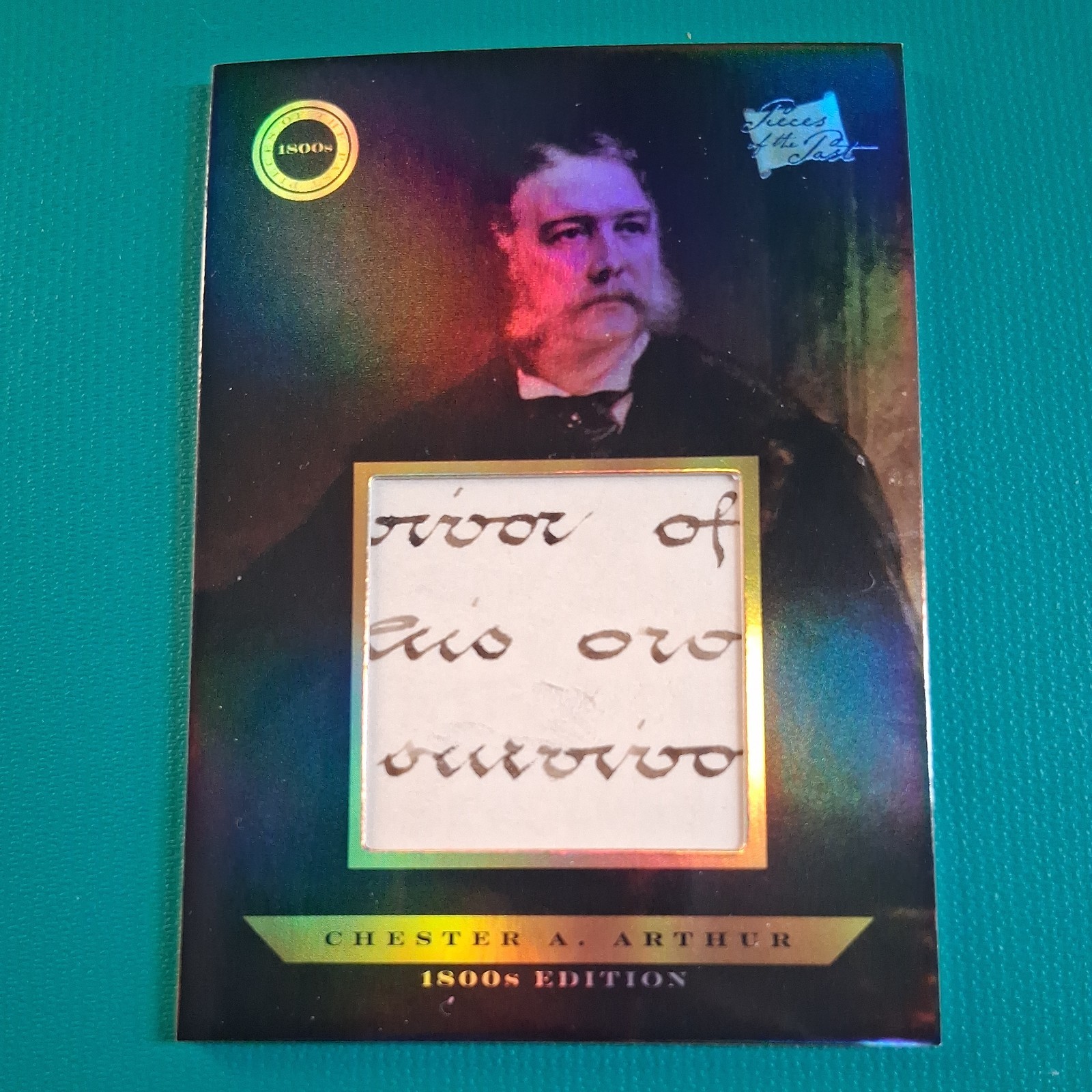 2024 Pieces of the Past Chester A. Arthur AUTHENTIC HANDWRITING RELIC 2024 Pieces of the Past Chester A. Arthur AUTHENTIC HANDWRITING RELIC