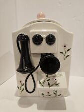 Vintage Retro Sierra Vista Pottery Antique Phone Cookie Jar 