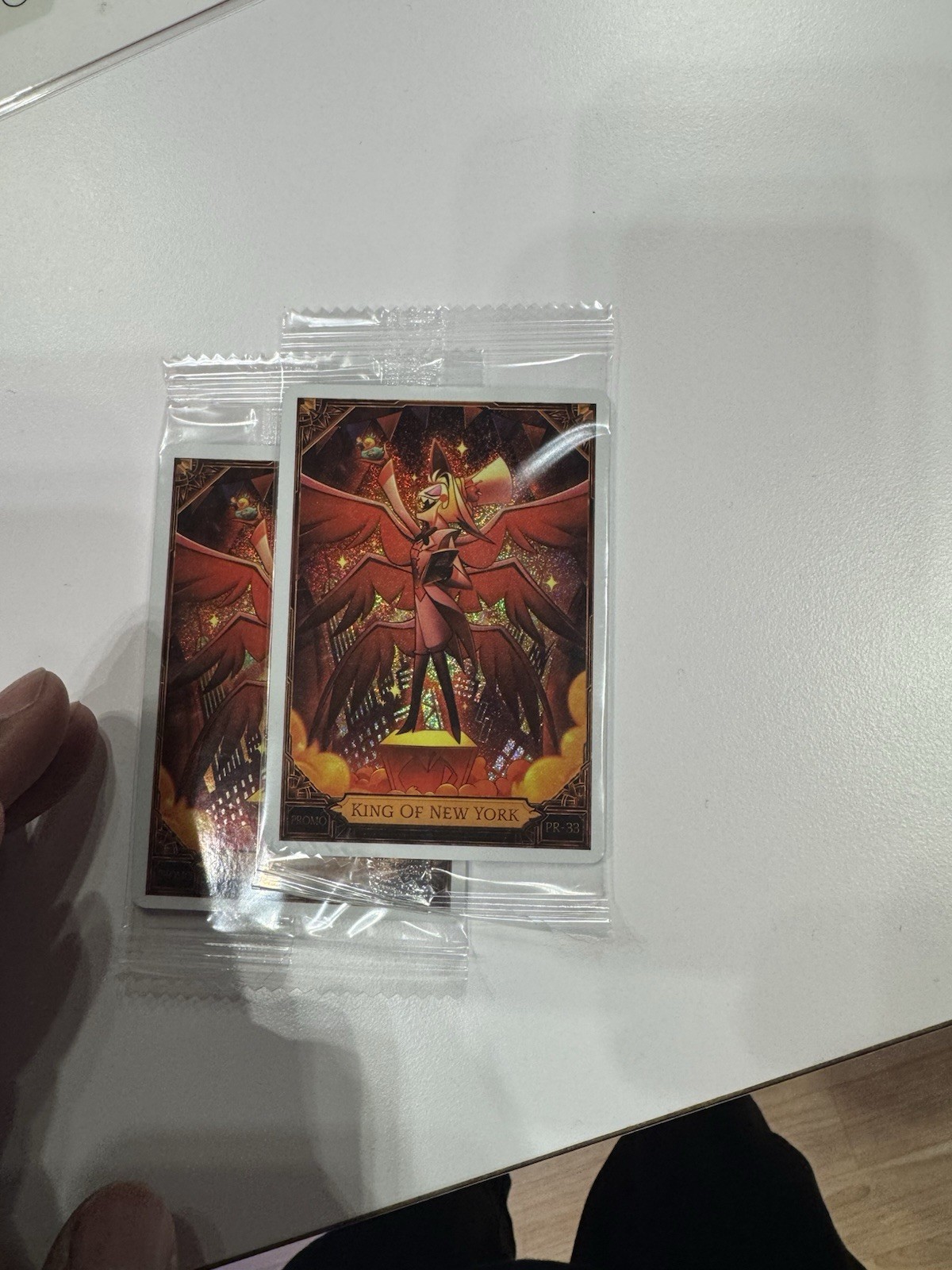 Hazbin Hotel Lucifer King of New York Promo Card New York Comic Con 2026 Hazbin Hotel Lucifer King of New York Promo Card New York Comic Con 2026