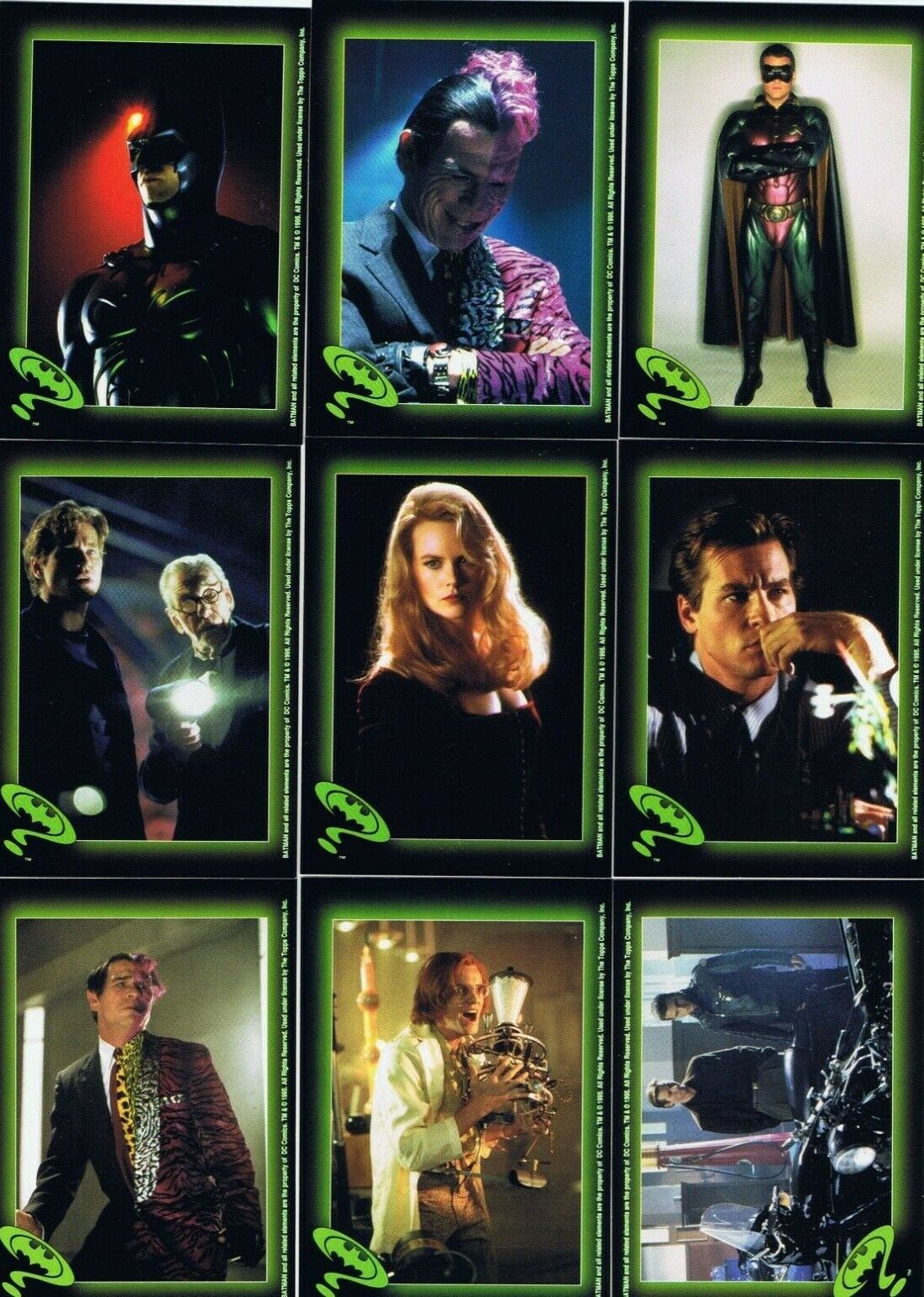 Batman Forever Stickers Topps 1995 Singles. Check List. $1each+Discounts+Inserts