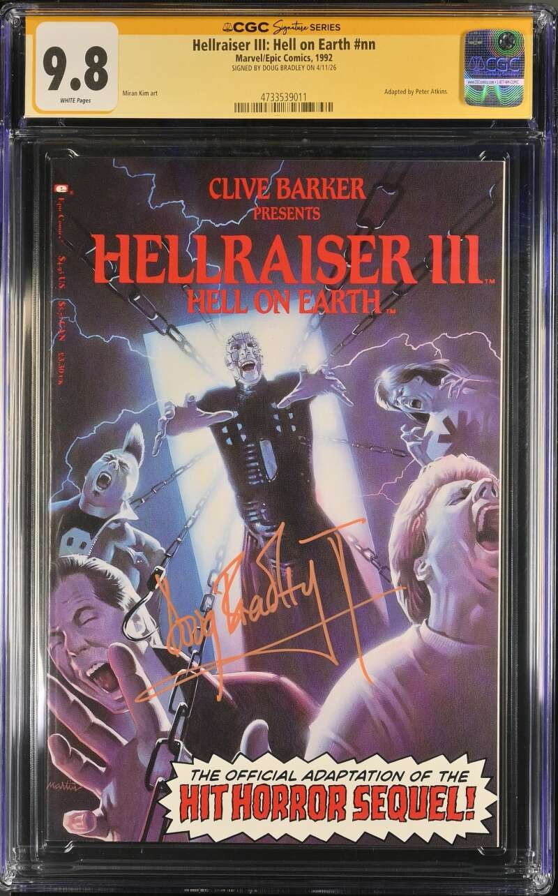 Hellraiser III: Hell on Earth #nn CGC SS 9.8 Doug Bradley Signature