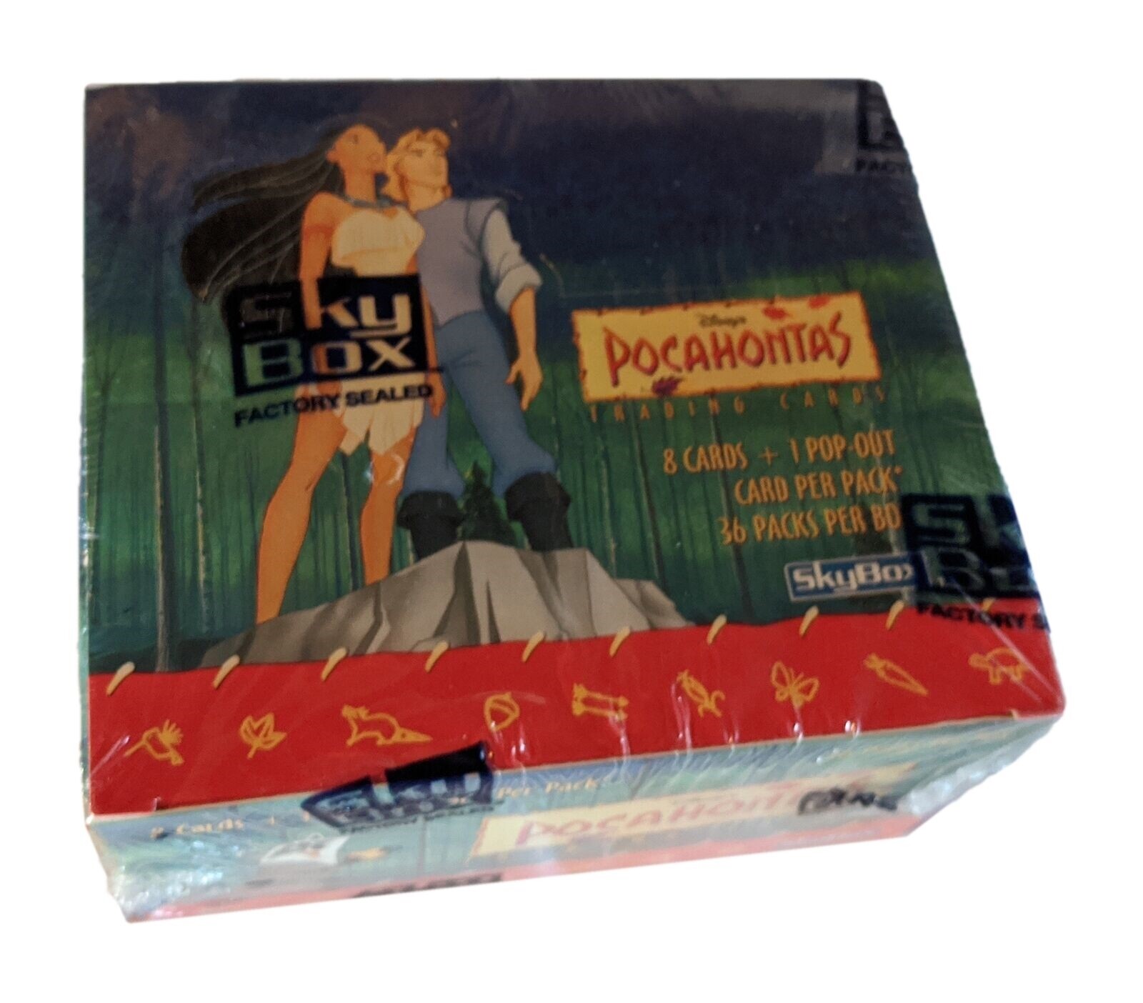 Factory Sealed Box 1995 Skybox Disney Pocahontas Movie Trading Cards USA Edition Factory Sealed Box 1995 Skybox Disney Pocahontas Movie Trading Cards USA Edition