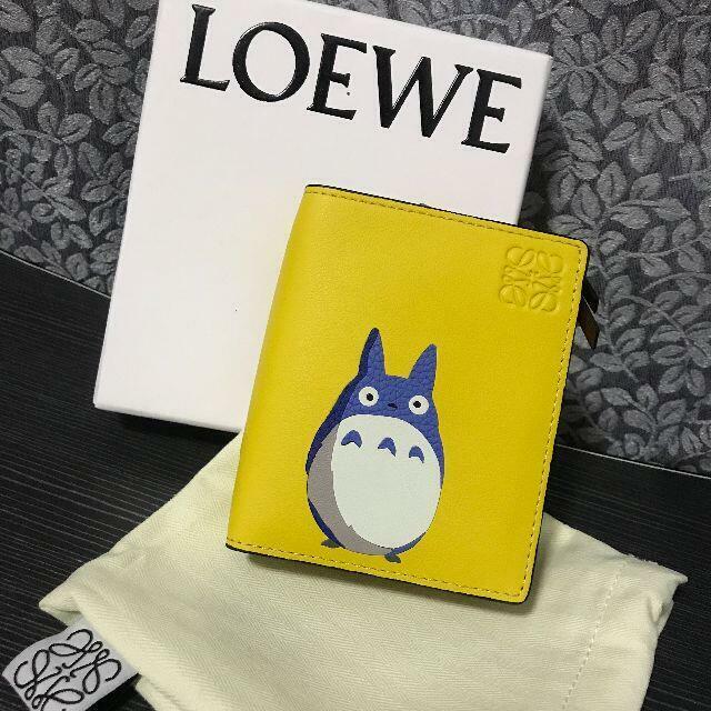LOEWE Limited Studio Ghibli anime My Neighbor Totoro Bi-Fold Wallet 