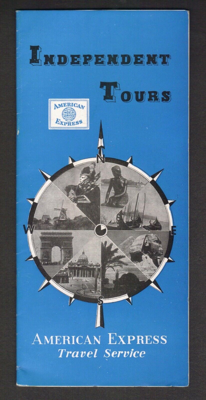 1956 AMERICAN EXPRESS Worldwide Services Independent Tours Travel