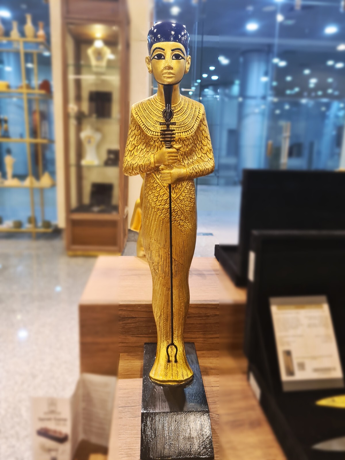 God Ptah Golden Replica Statue -Ancient Egyptian Deity