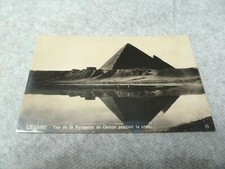 Pryamid of Cheops Giza Egyptian Unused Antique RPPC Postcard picture