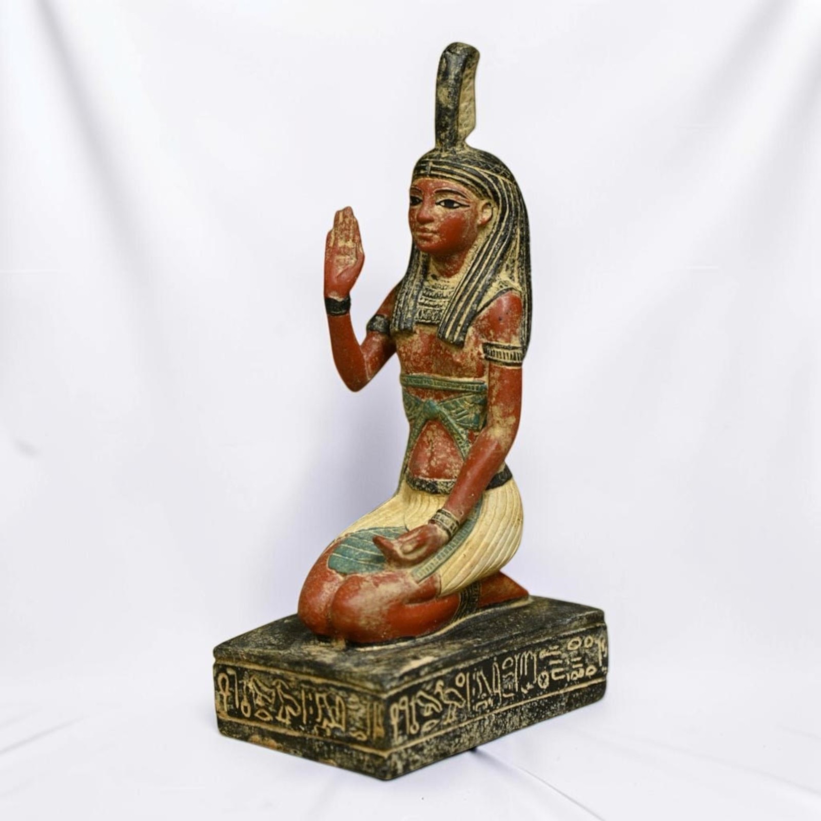 Rare Ancient Egyptian Maat Statue Unique Pharaonic Goddess Antiques Mythology BC Rare Ancient Egyptian Maat Statue Unique Pharaonic Goddess Antiques Mythology BC