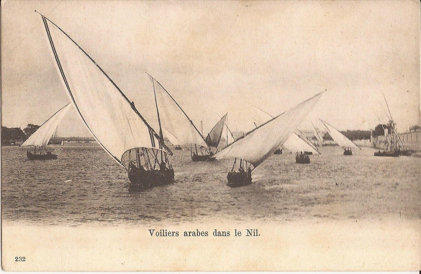 Arab Voiliers on the Nile - EGYPT - felucca