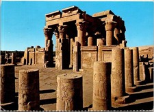Kom Ombo Temple Egypt Ancient Ruins Stone Columns Historical Site Postcard picture