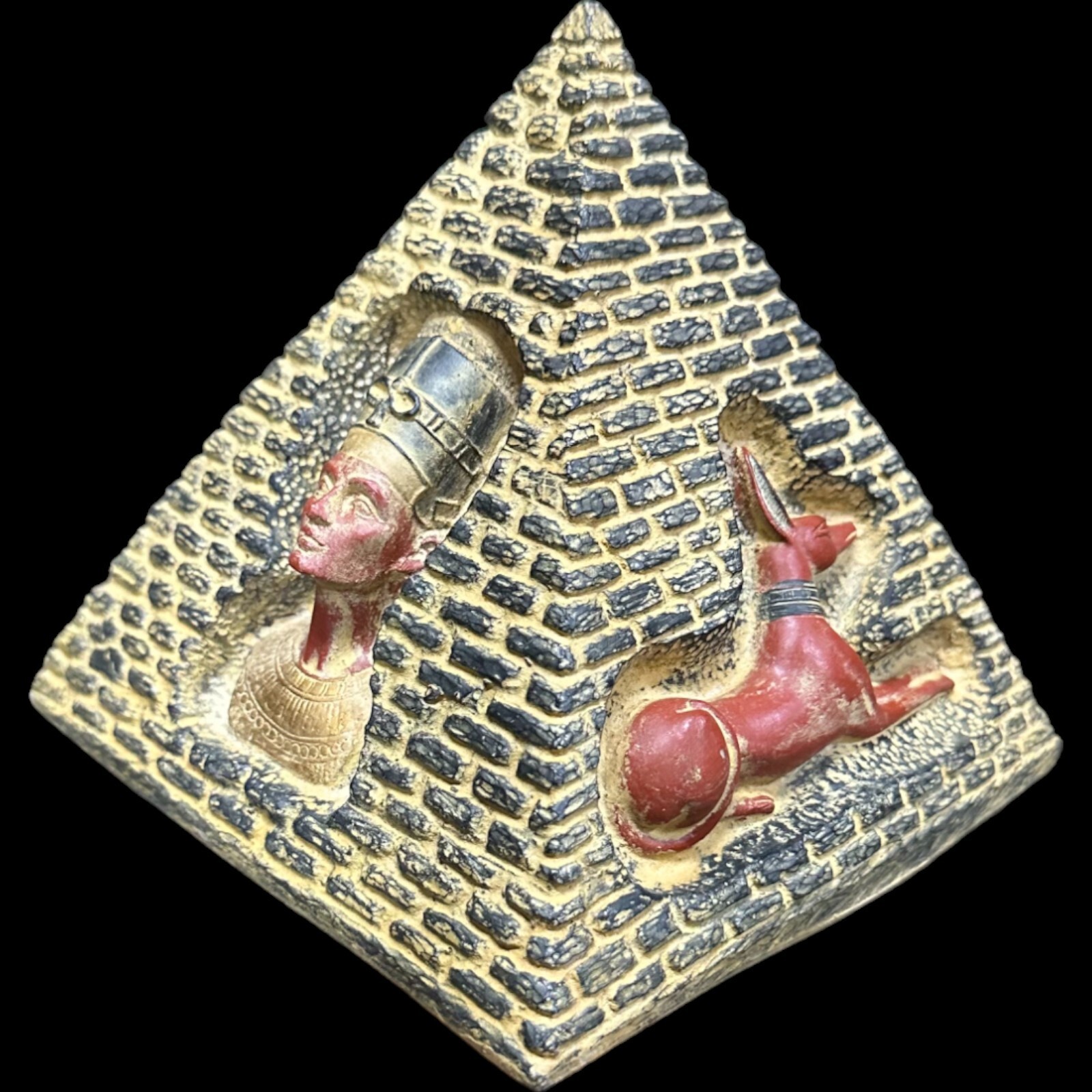 RARE ANCIENT EGYPTIAN ANTIQUITIES Pyramid Of Giza With Pharaonic ...